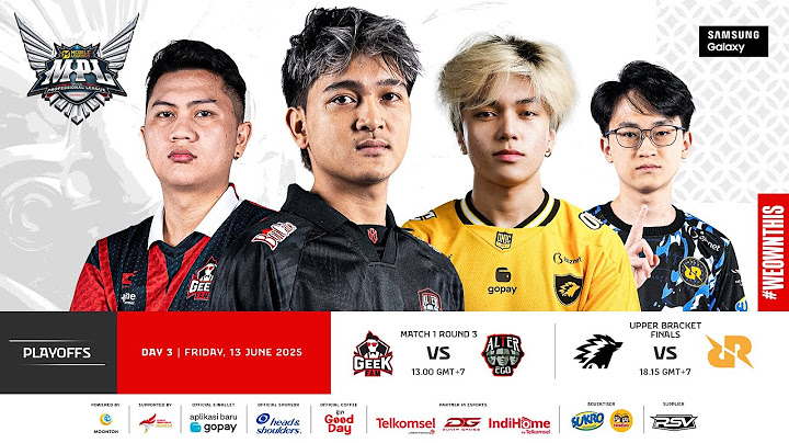 🔴 LIVE | MPL ID S15 | Playoffs Day 3 | English