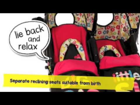 Video: Cosatto You2 Revizuirea Double Buggy