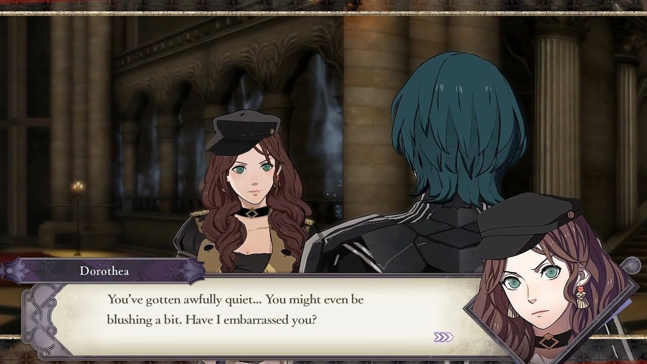 Byleth M And Dorothea Support Conversations Fire Emblem Three Houses