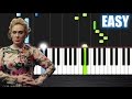 Adele - Send My Love (To Your New Lover) - EASY Piano Tutorial by PlutaX