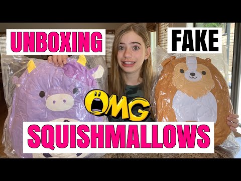 UNBOXING FAKE SQUISHMALLOWS ! OMG ! WHAT ?!?