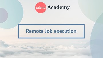 20. Remote Job execution in Talend