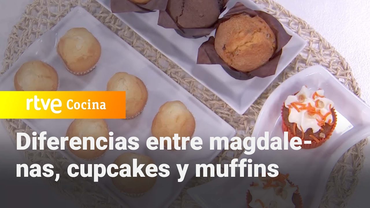 ¿Cuál es la diferencia entre magdalenas, cupcakes y muffins? Saber