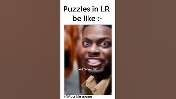 Mba meme - puzzles questions be like #mba #exam #cat #xat #comedy #funny #iim #iit #exammemes