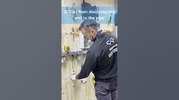 Continuity of main bonding conductors #am2 #2391 #electrician #inspectionandtesting