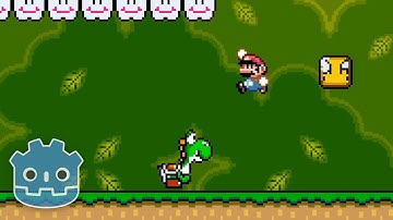 Godot - Super Mario World #7 - Yoshi WIP & Vine