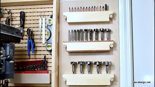 Tool holders and tool wall