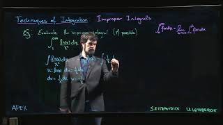 Techniques of Integration - Improper Integrals: 03. With Integration By Parts