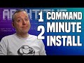 Arch linux install in 2 minutes