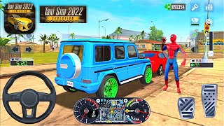 고객을 마이애미 비치 메르세데스 자동차 게임으로 운전 - Taxi Sim 2022 Evolution 새로운 업데이트 게임 플레이 screenshot 1