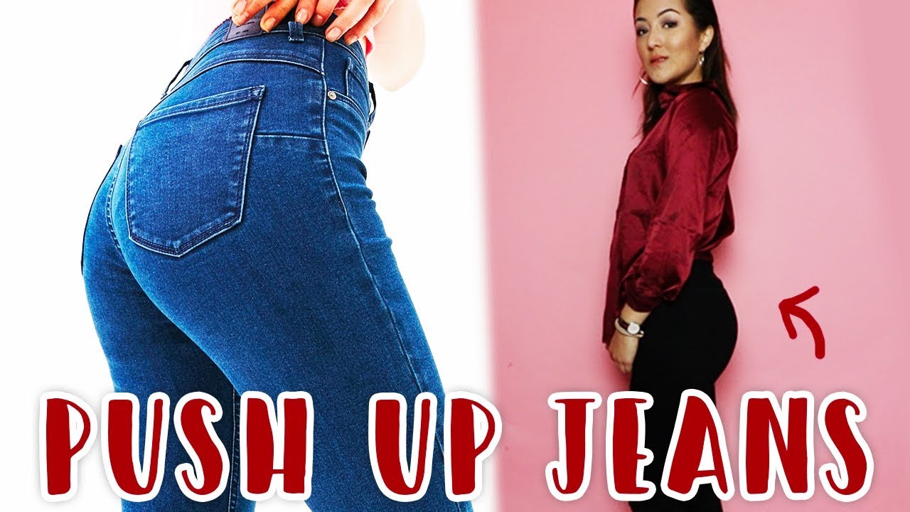 Ik probeer de push up jeans uit - YouTube