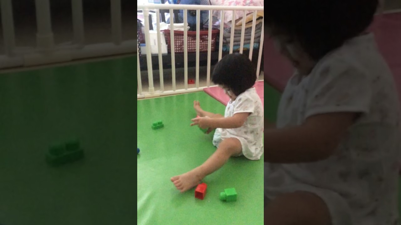 ทาแป้งหน้าขาวต่อบล็อค 1.4 ขวบ | หนูยิ้มหนูแย้ม