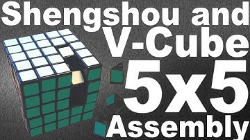 Shengshou/V-Cube 5x5 Disassembly and Assembly Tutorial (v2)