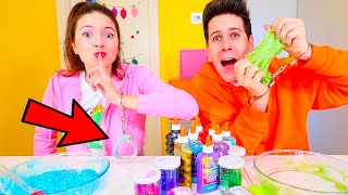 FARE LO SLIME CON LE MANETTE CHALLENGE!