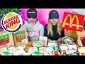 TEST a CIEGAS **McDonalds vs Burger King**!! Probando TODO el Menú (Fast Food Test)