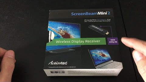 ScreenBeam Mini2 by Actiontek Review: No Wifi Network Needed to Screen Mirror or Cast