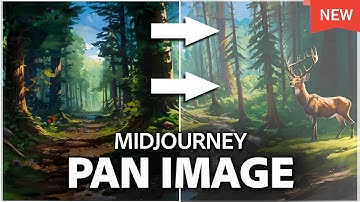 How To Pan Inside of Midjourney - New Feature Update