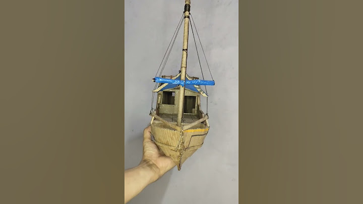 Barco de papelão (INCRÍVEL ARTE COM PAPELÃO)Barco de pesca