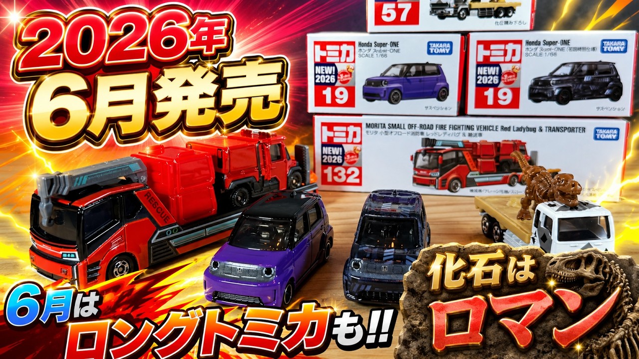 Tomica] Finally Unboxed!! Here Are the Tomica Models Released in