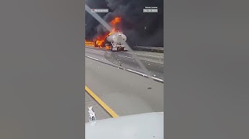 Fiery tanker truck crash in Pennsylvania