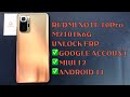 REDMI NOTE 10 PRO/M2101K6G UNLOCK FRP MIUI 12｜ANDROID 11 ｜GOOGLE ACCOUNT