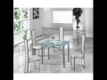 Compact Glass Dining Table - Large Compact Glass Dining Table - Large