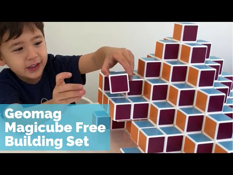 Geomag Magicube Free Building Set - Best Toddler Toys 2020 Awesome STEM toy for toddlers and kids!