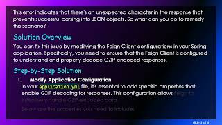 Resolving the JSON parse error: Illegal character in Spring Feign Client Requests
