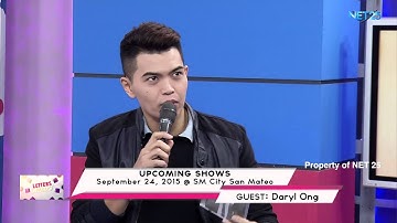 DARYL ONG NET25 LETTERS AND MUSIC - THE MUSIC CORNER SEGMENT