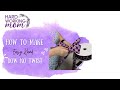 How to make an easy hand bow with no twisting
