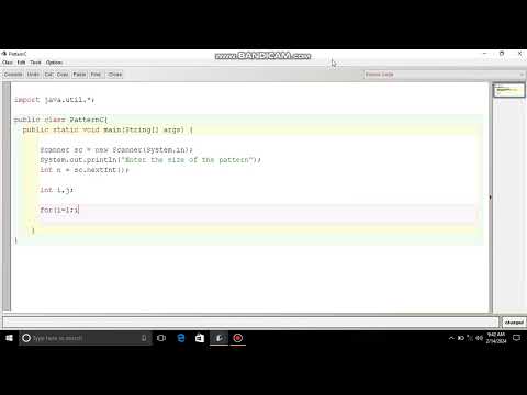 Pattern C in Java || Display C by Asterisk