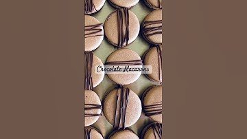 Macaron Piping #frenchmacarons #macaron #chocolate #piping #process #brown #fyp #shorts #macarons