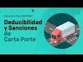 Deducibilidad y Sanciones de Carta Porte [Consultoría Fiscal CONTPAQi]