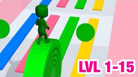 Layers Roll - LVL 1-15 - Gameplay Walkthrough