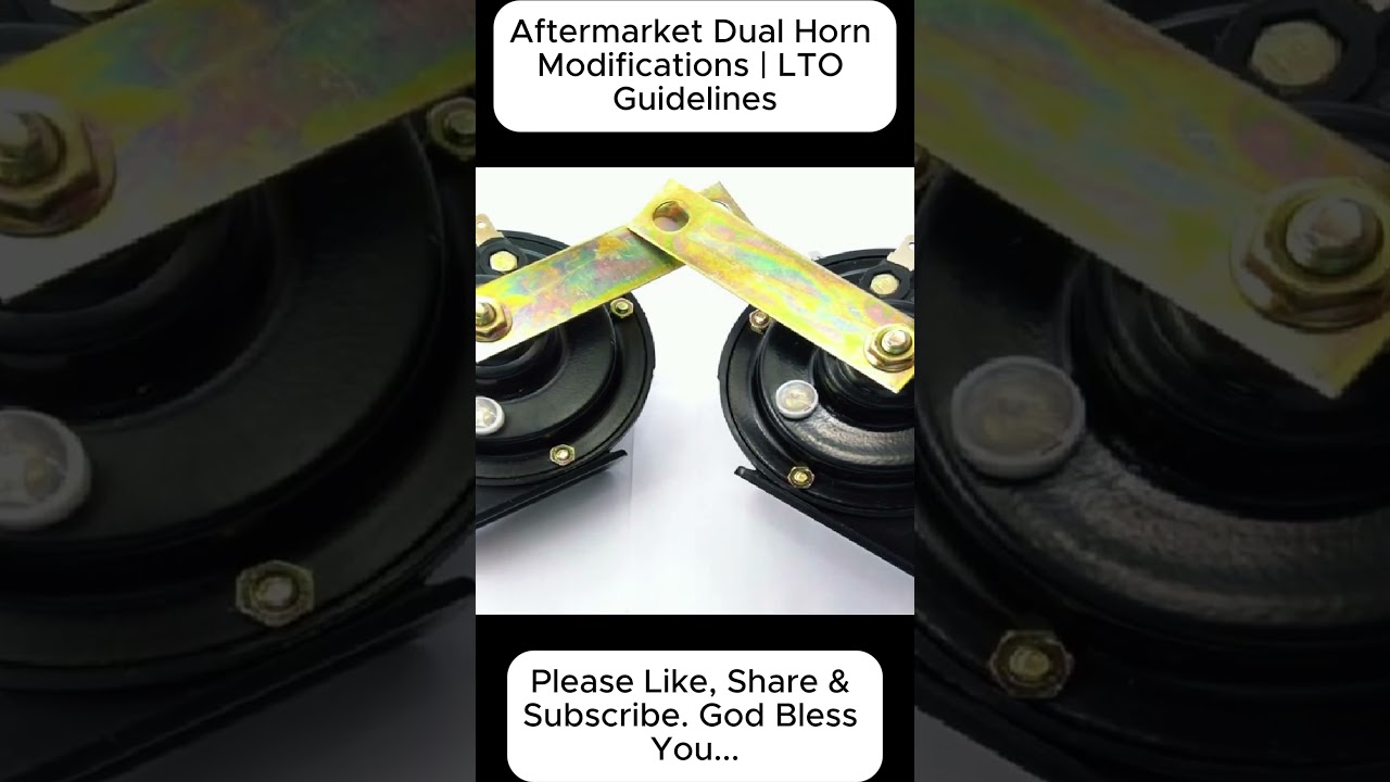 LTO GUIDELINES ON AFTERMARKET DUAL HORN | MOTORCYCLE MODIFICATION | LTO MEMORANDUM