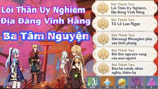 [Anime Genshin Impact] Ba Tâm Nguyện | Chương: Lôi Thần Uy Nghiệm, Địa Đàng Vĩnh Hằng | Màn 2