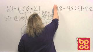 Math 097 Module 11.2 - Order of Operations with Decimals
