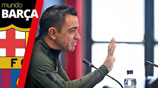 Barça: Xavi deja la puerta abierta a un futuro regreso | Rueda de prensa | Sevilla - FC Barcelona