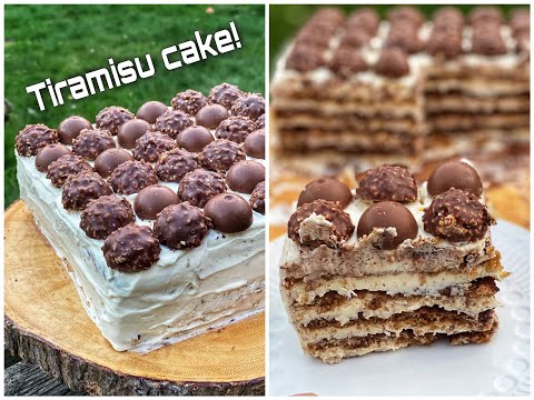 TIRAMISU CAKE  Birthday cake  How to make Tiramisu cake  Tiramisu recipe  Food with Chetna