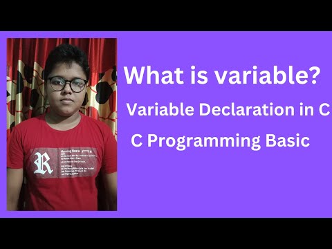Variable Declaration in C. #cprogramming #variable #variable ...
