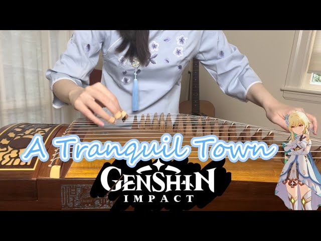 Genshin Impact - A Tranquil Town | Peaceful wishes | Watatsumi island OST (Guzheng Cover) class=