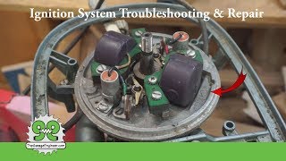 Ignition system Troubleshooting and Repair - Magneto coil, condenser, and repair spark plug wire ep3