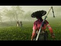 Ghost Of Yotei - Crimson Kimono Combat & Stealth Gameplay - (Camp Liberation & Random Kills )