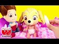 Paw Patrol Skye and Chase play Don’t Wake Granny Challenge - Ellie Sparkles Toys and Dolls
