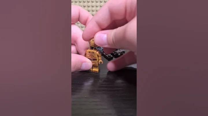 New C-3PO minifigure #shorts #ytshorts #lego #starwars #legostarwars #minifigure #new #fyp
