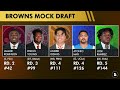 2023 NFL Mock Draft: Cleveland Browns Mock Draft 1.0
