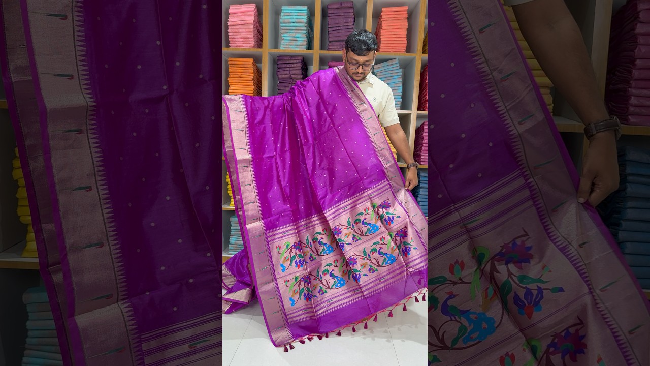 Soft Khadi Raw Silk Rich Paithani Saree