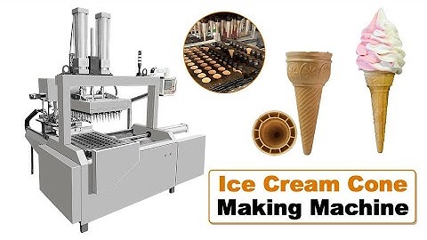 Automatic Ice Cream Cone Maker|Wafer Cone Making Machine|Ice Cream Cone Making Machine