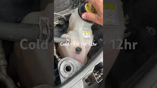 LR4 coolant still under pressure when cold - sat for 12hr - what’s the cause??!