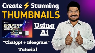 🔥 Create Stunning YouTube Thumbnails with AI! | ChatGPT + Ideogram Tutorial 🎨